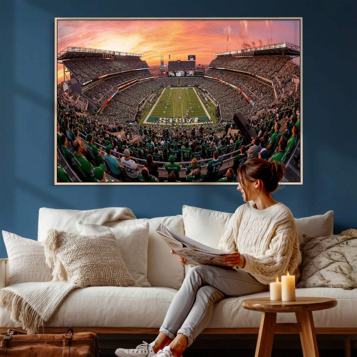 24458374-MGV-CV-36X24 - Stadium Wall Art Canvas Print