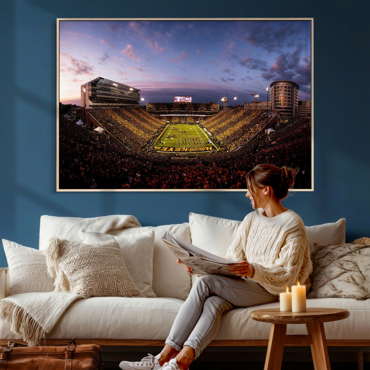 49683861-MGV-CV-36X24 - Stadium Wall Art Canvas Print