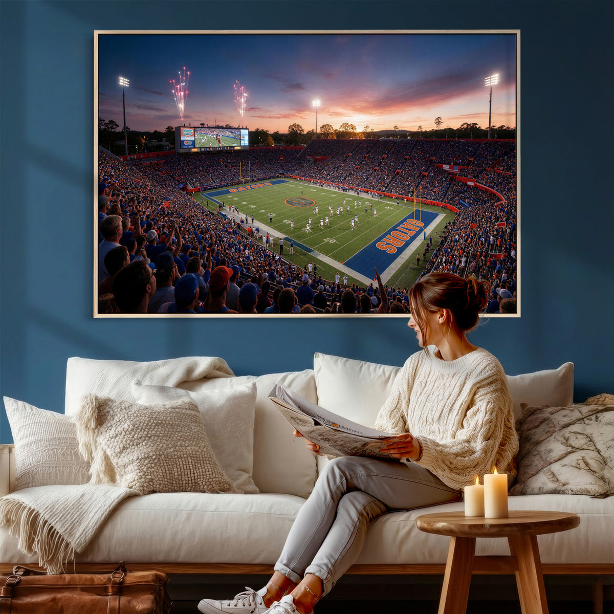 42817292-MGV-CV-36X24 - Stadium Wall Art Canvas Print
