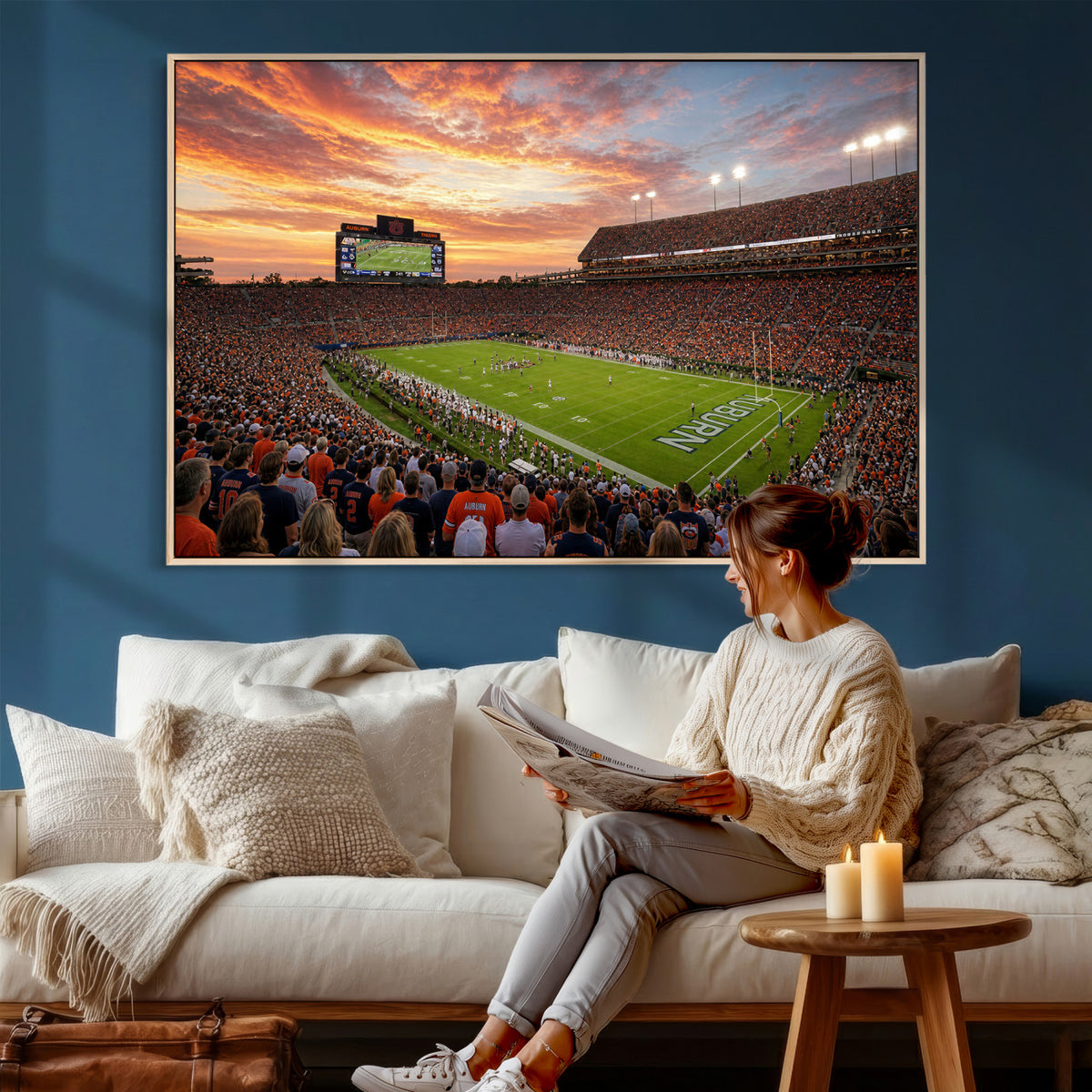 28631591-MGV-CV-36X24 - Stadium Wall Art Canvas Print