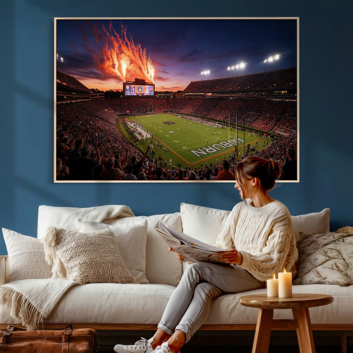 30686080-MGV-CV-36X24 - Stadium Wall Art Canvas Print