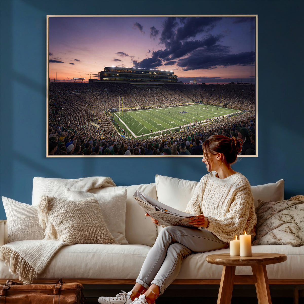 48837941-MGV-CV-36X24 - Stadium Wall Art Canvas Print