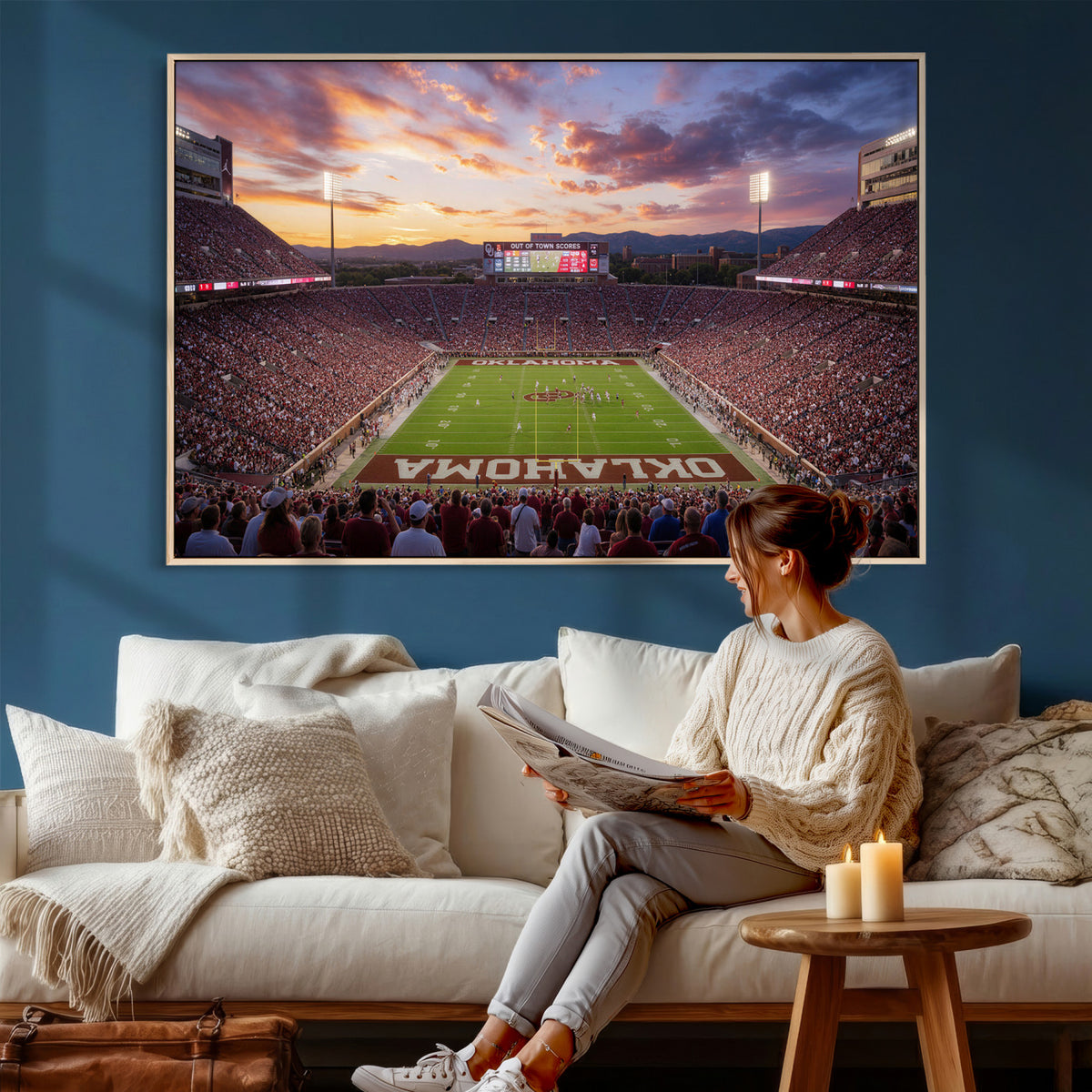 18509931-MGV-CV-36X24 - Stadium Wall Art Canvas Print