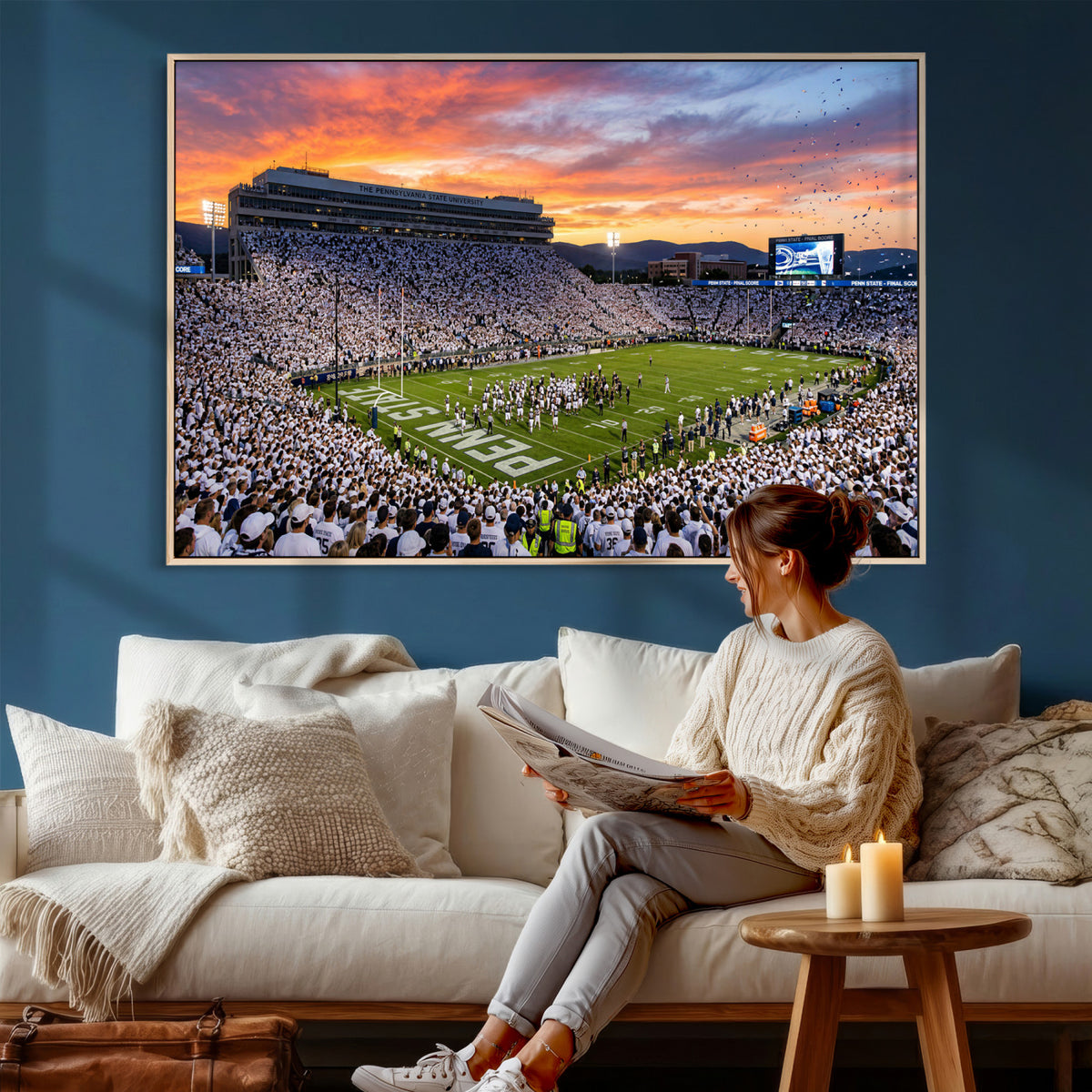 73603863-MGV-CV-36X24 - Stadium Wall Art Canvas Print