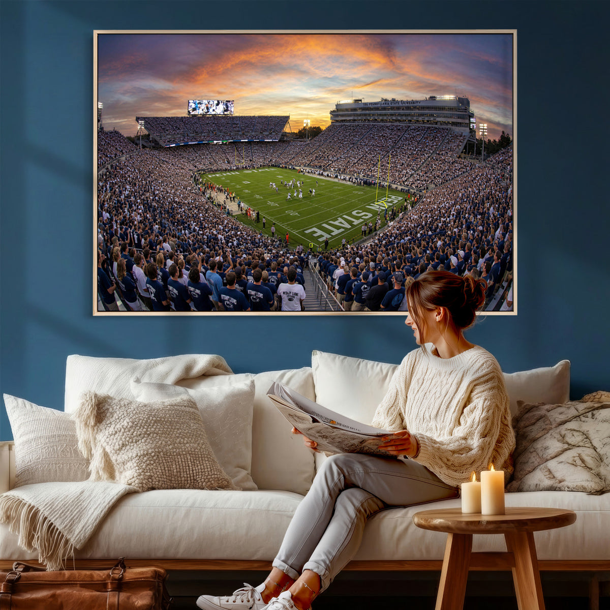 29008668-MGV-CV-36X24 - Stadium Wall Art Canvas Print