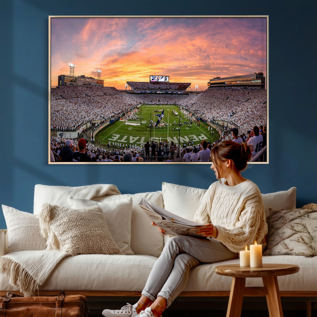 53161432-MGV-CV-36X24 - Stadium Wall Art Canvas Print