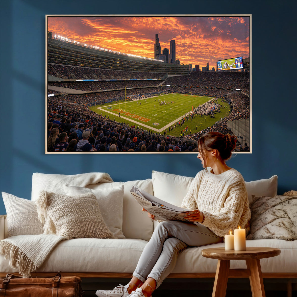 25159364-MGV-CV-36X24 - Stadium Wall Art Canvas Print