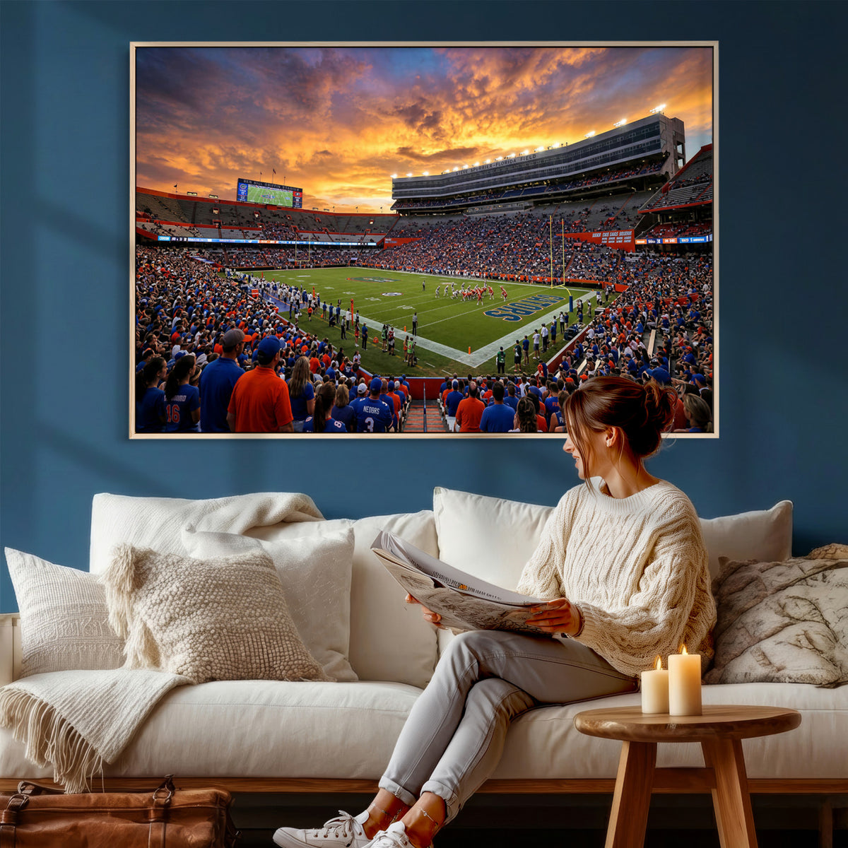 23829865-MGV-CV-36X24 - Stadium Wall Art Canvas Print