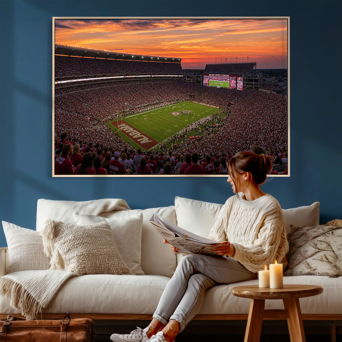 91782096-MGV-CV-36X24 - Stadium Wall Art Canvas Print