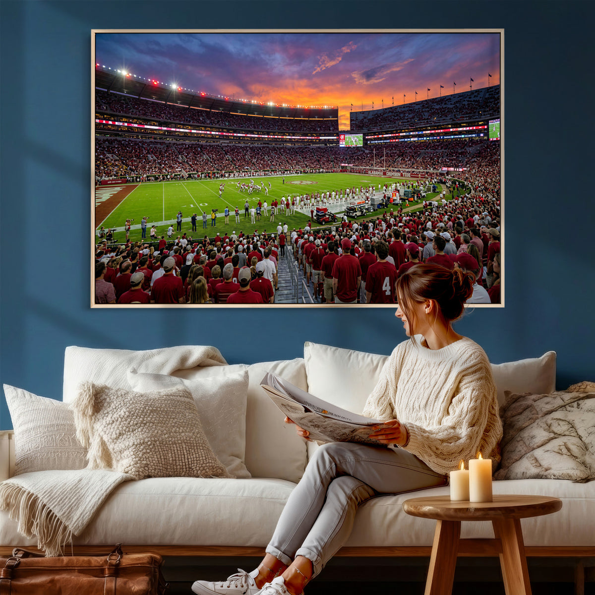 47822048-MGV-CV-36X24 - Stadium Wall Art Canvas Print