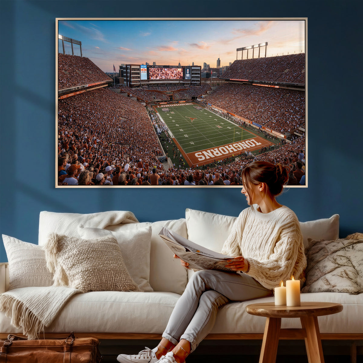 41187139-MGV-CV-36X24 - Stadium Wall Art Canvas Print