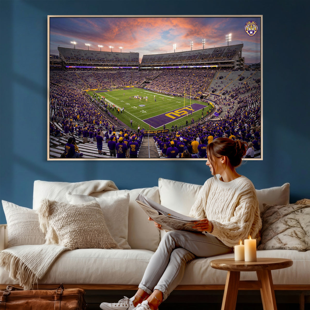 20281385-MGV-CV-36X24 - Stadium Wall Art Canvas Print