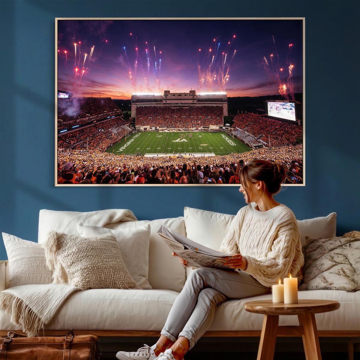 57314829-MGV-CV-36X24 - Stadium Wall Art Canvas Print