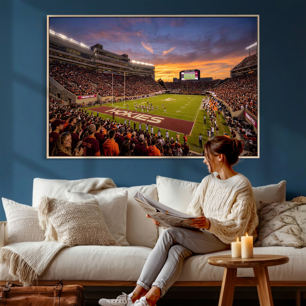 87141841-MGV-CV-36X24 - Stadium Wall Art Canvas Print