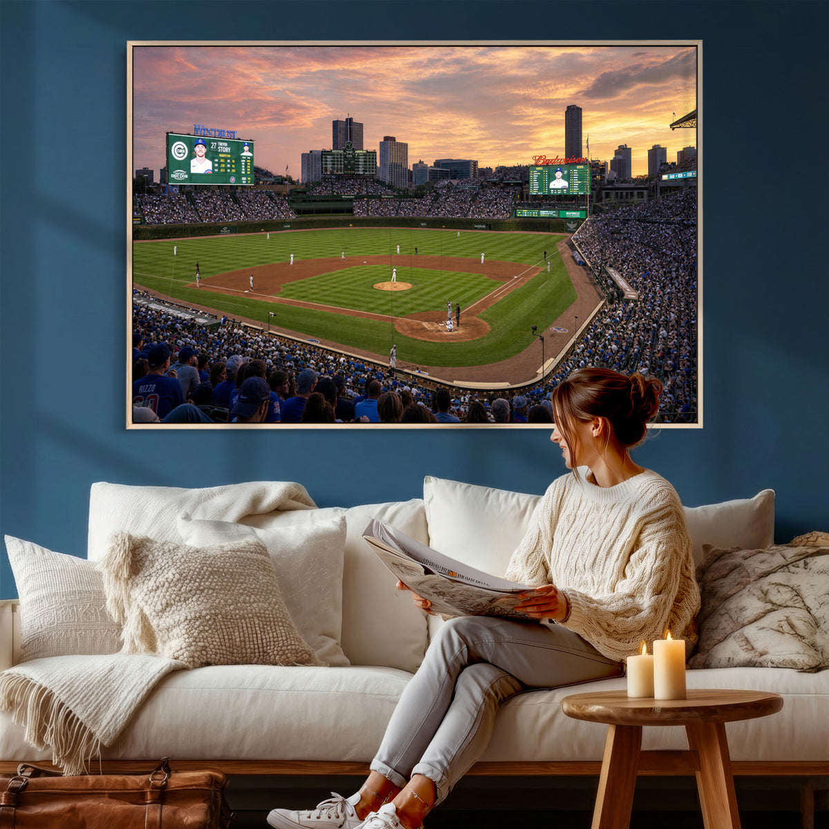 41641466-MGV-CV-36X24 - Stadium Wall Art Canvas Print