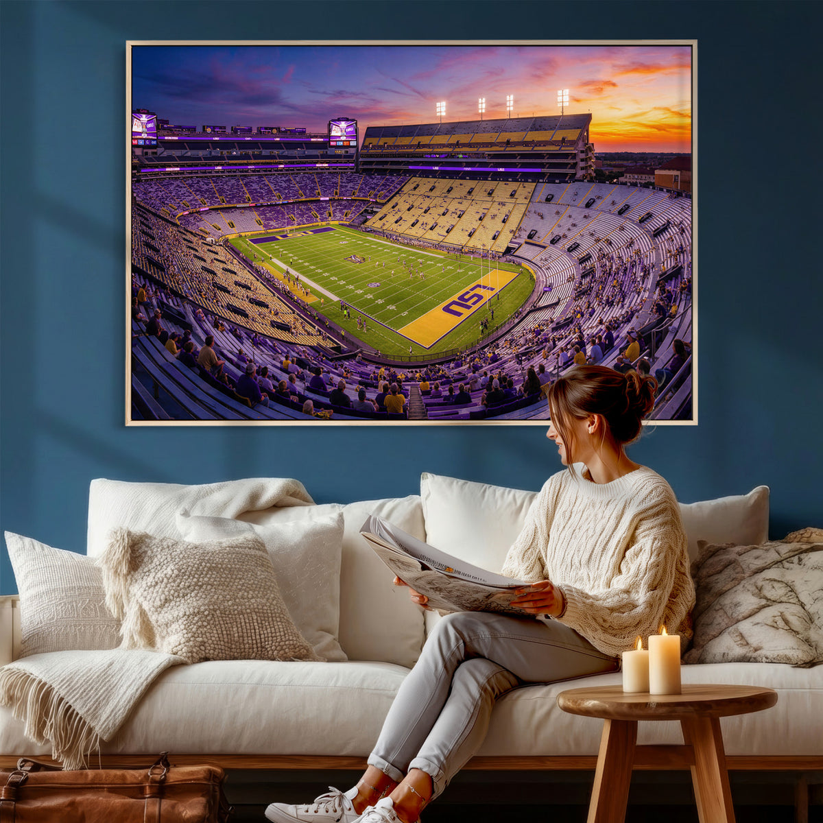 21378512-MGV-CV-36X24 - Stadium Wall Art Canvas Print