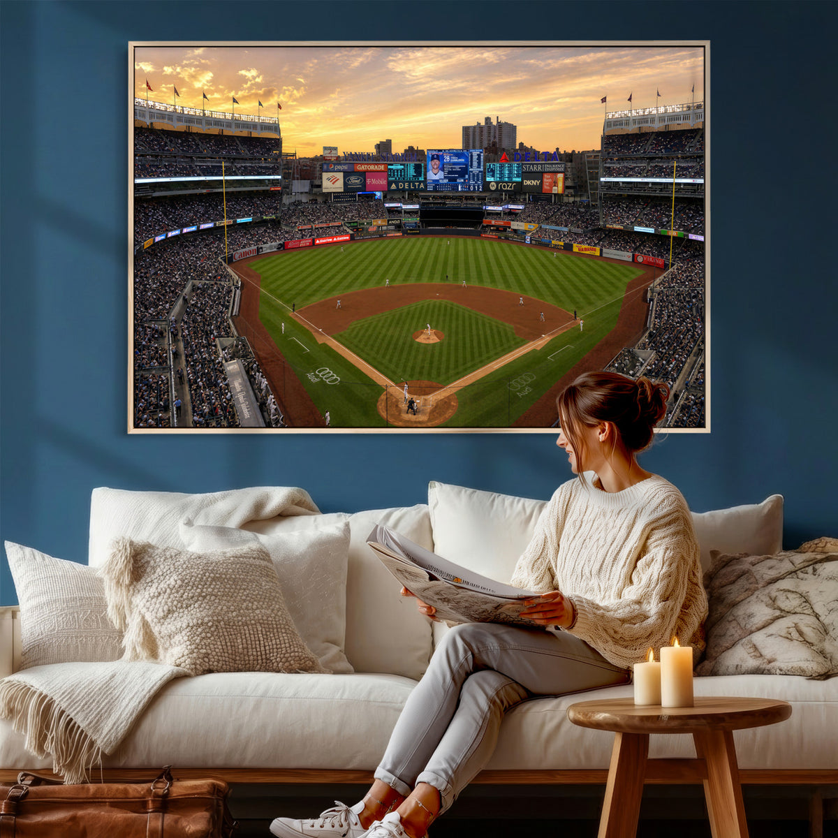 17396699-MGV-CV-36X24 - Stadium Wall Art Canvas Print