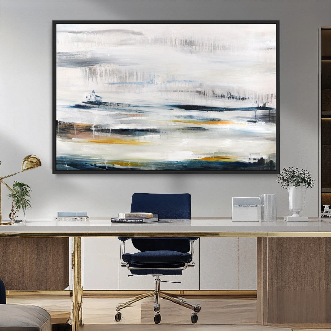 74932-MGV-CV-36X24-Soft Color Abstract Canvas Print