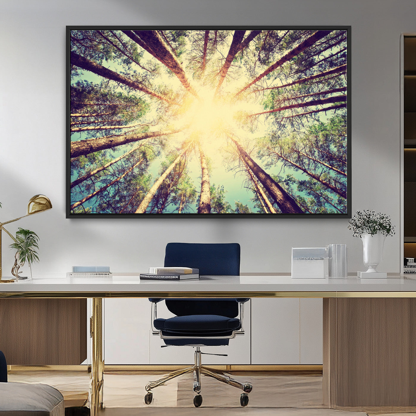 -Tree and Sunshine Canvas Print
