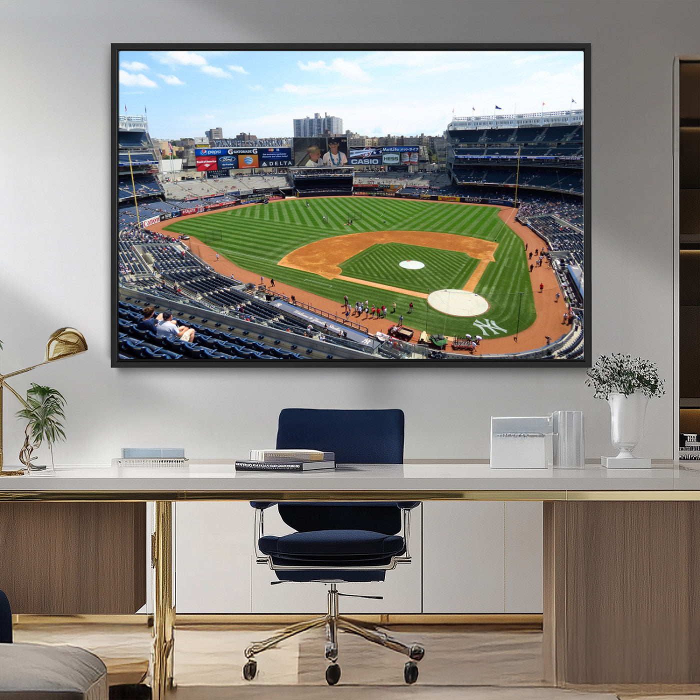 98047-MGV-FC-36X24_Black-Buffalo Bills Stadium Wall Art - Buffalo Bills Decor- NFL Fans Gift, Perfect Sports Decor for Living