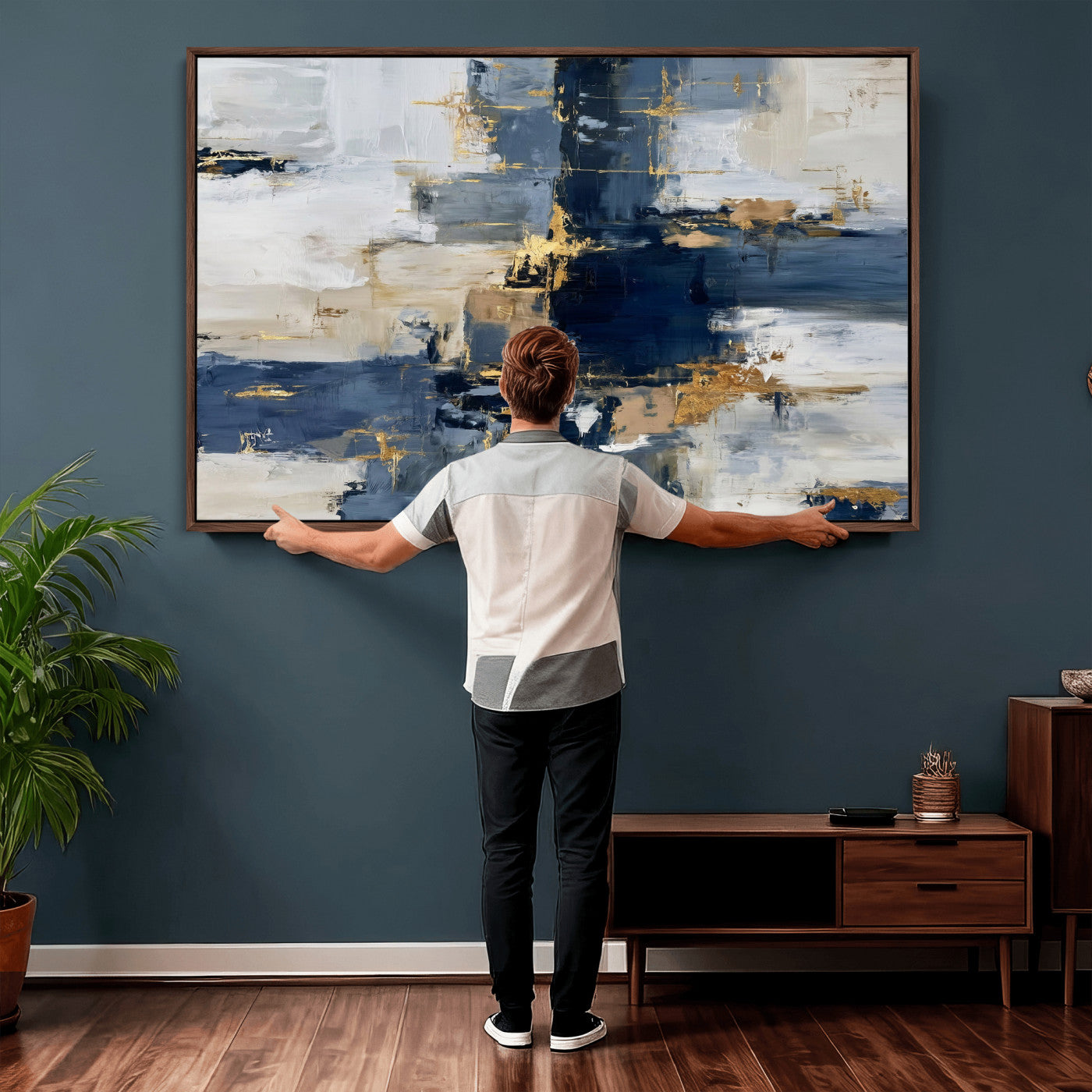 57128767-MGV-CV-36X24 - Abstract Wall Art Canvas Print