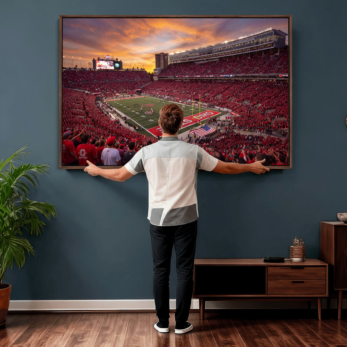 36125328-MGV-CV-36X24 - Stadium Wall Art Canvas Print