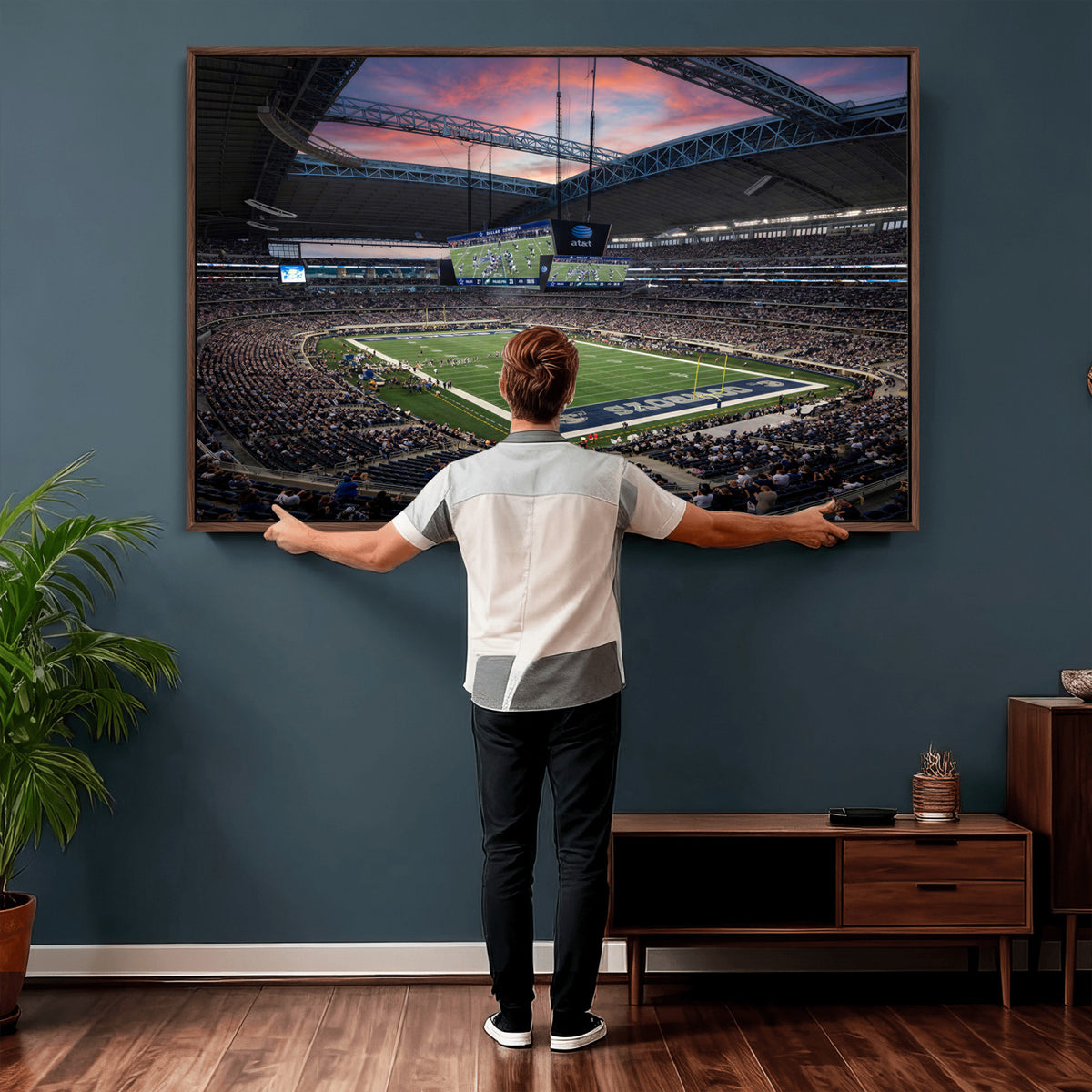 11530179-MGV-CV-36X24 - Stadium Wall Art Canvas Print