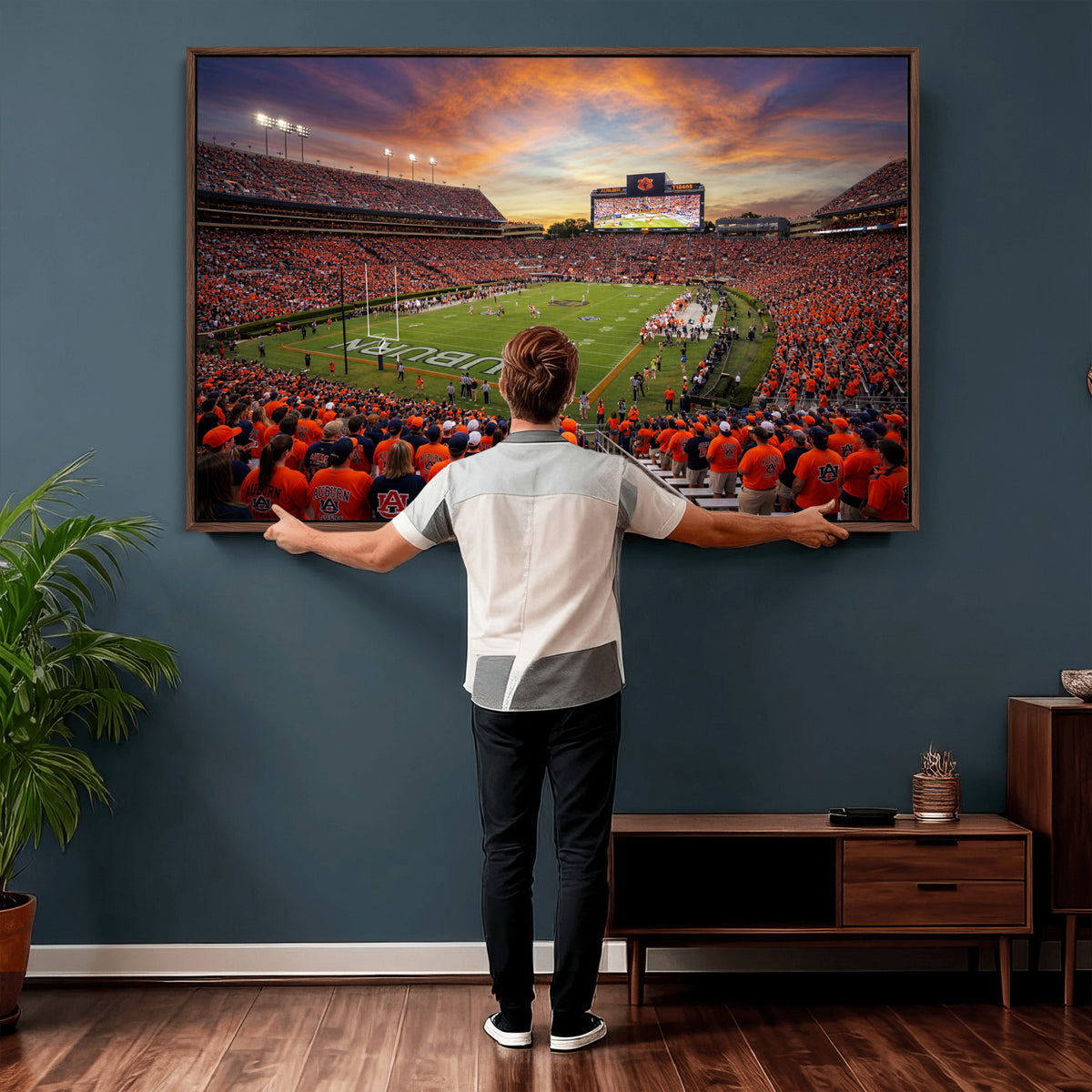 46347891-MGV-CV-36X24 - Stadium Wall Art Canvas Print