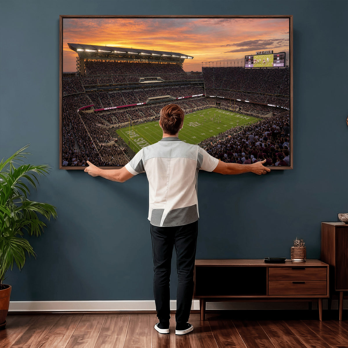 77401853-MGV-CV-36X24 - Stadium Wall Art Canvas Print