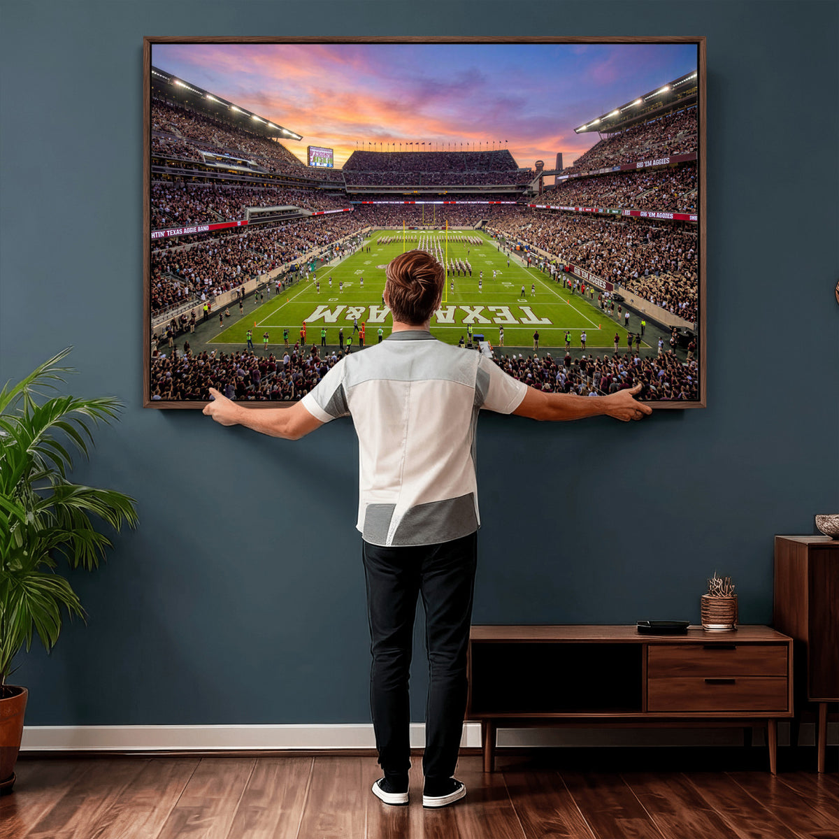 65952219-MGV-CV-36X24 - Stadium Wall Art Canvas Print