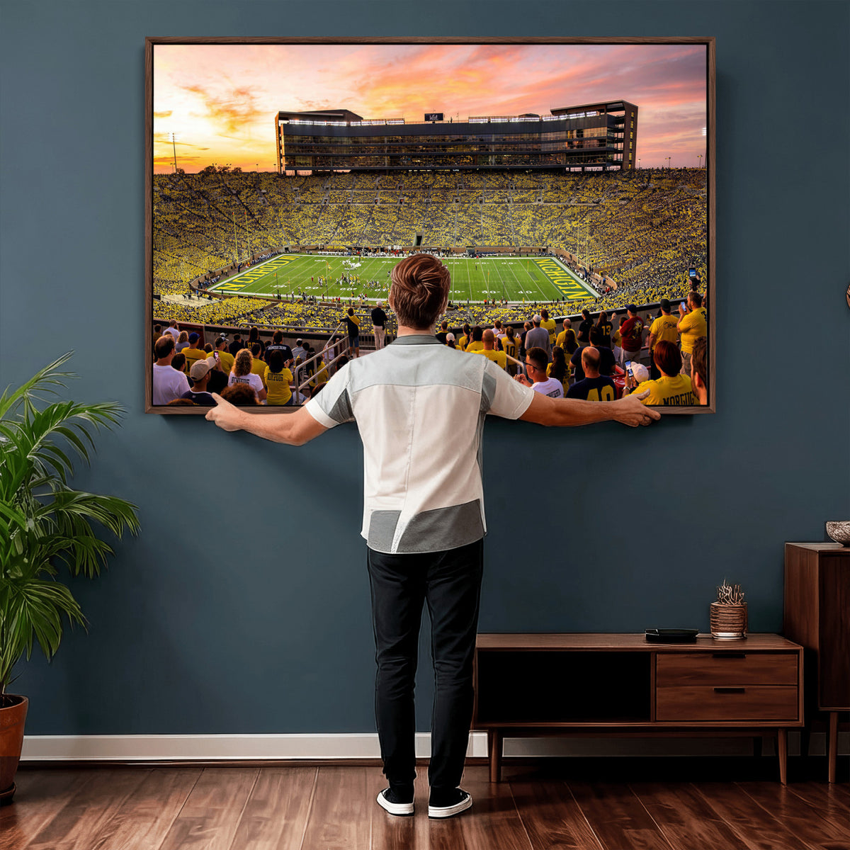27265223-MGV-CV-36X24 - Stadium Wall Art Canvas Print