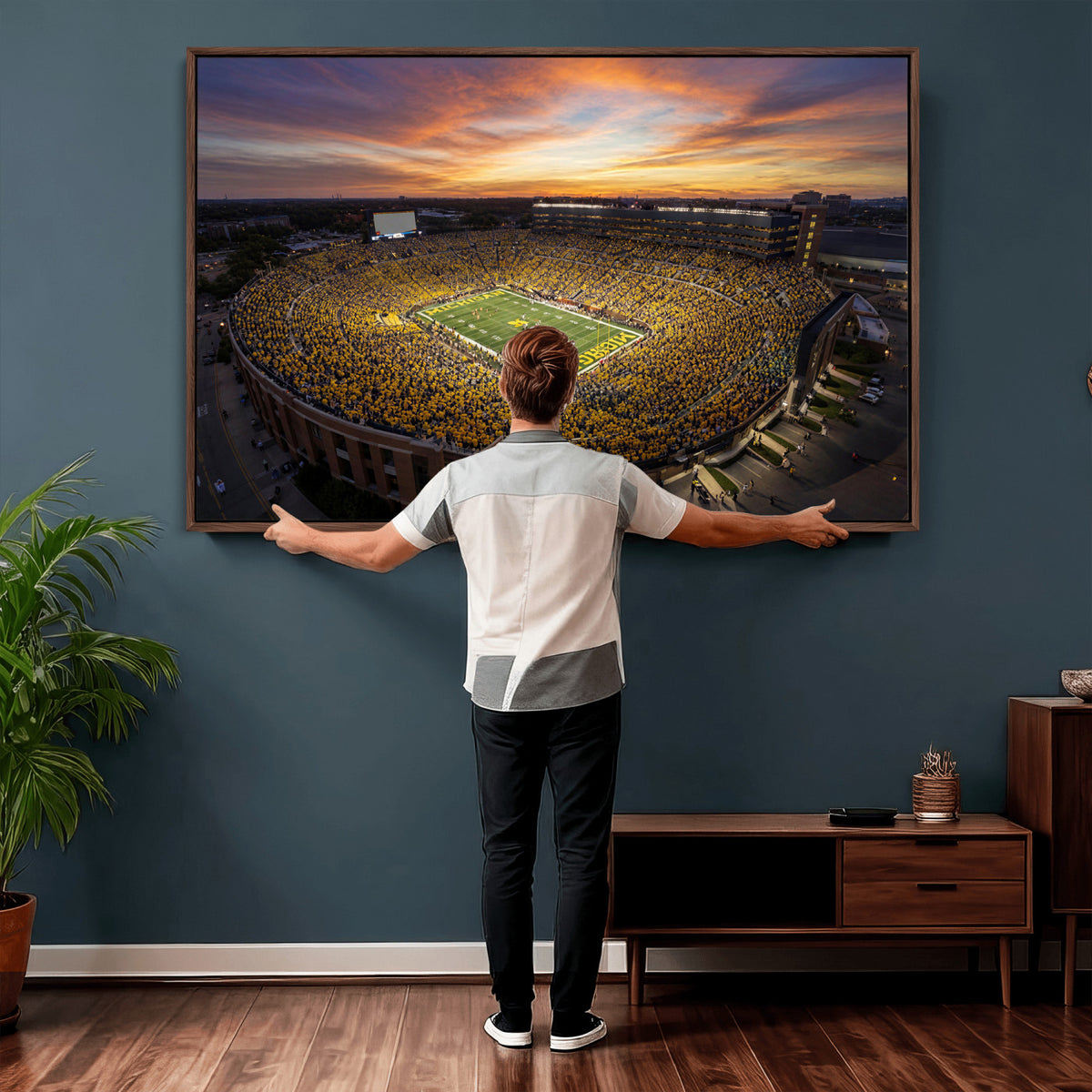 64902586-MGV-CV-36X24 - Stadium Wall Art Canvas Print