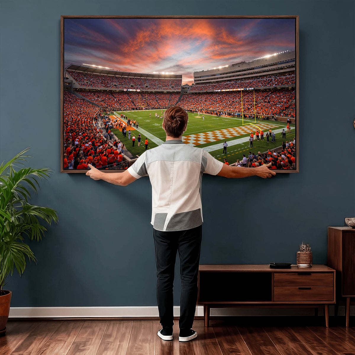67648335-MGV-CV-36X24 - Stadium Wall Art Canvas Print