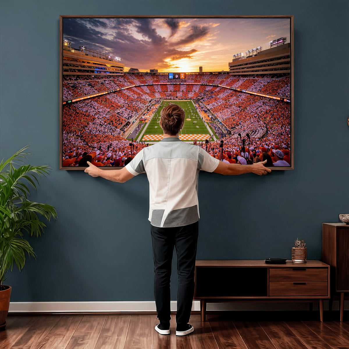 68184875-MGV-CV-36X24 - Stadium Wall Art Canvas Print