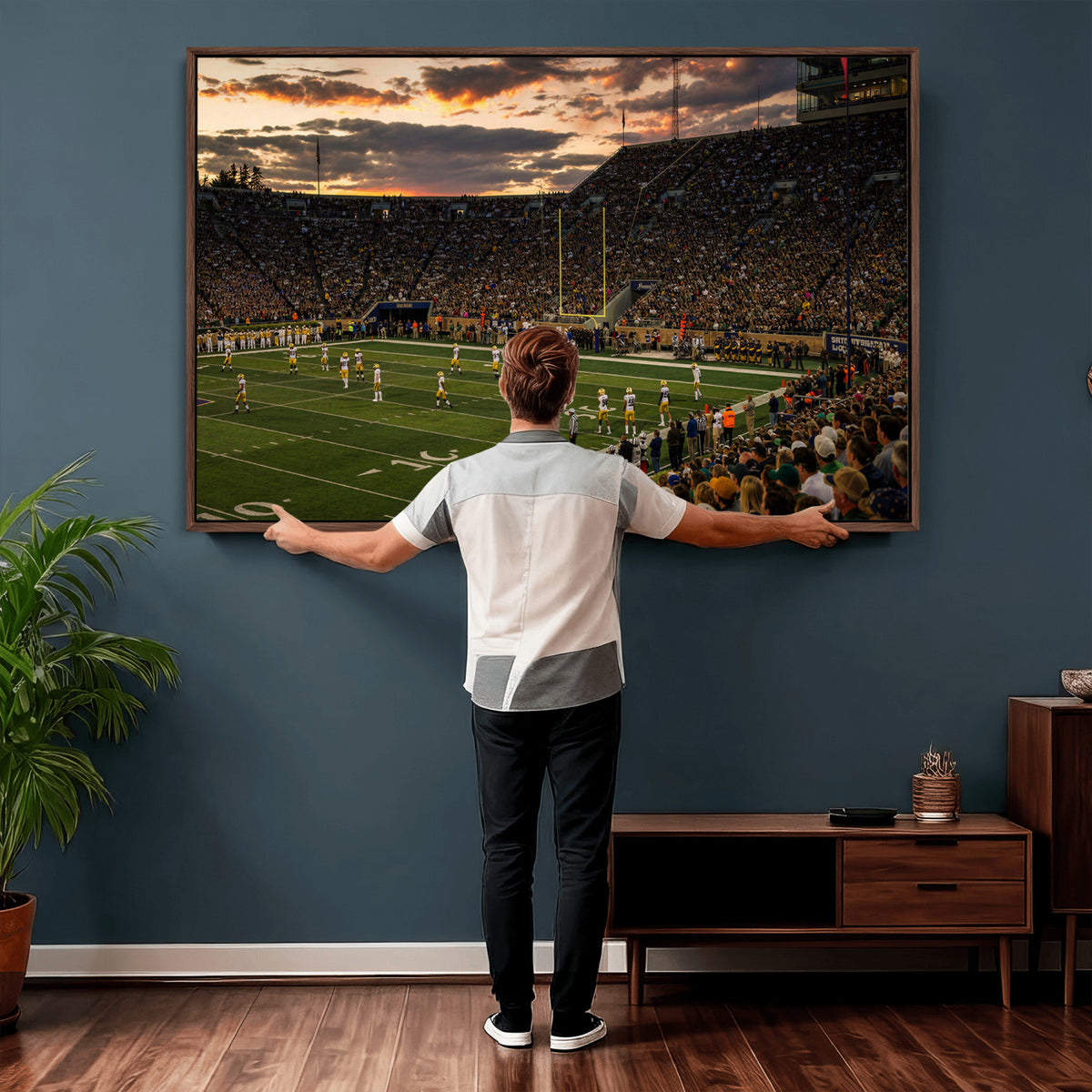 17703678-MGV-CV-36X24 - Stadium Wall Art Canvas Print