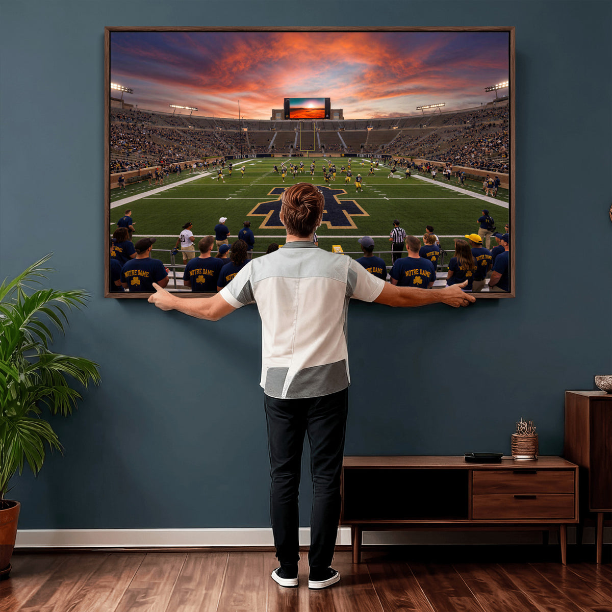 75411323-MGV-CV-36X24 - Stadium Wall Art Canvas Print
