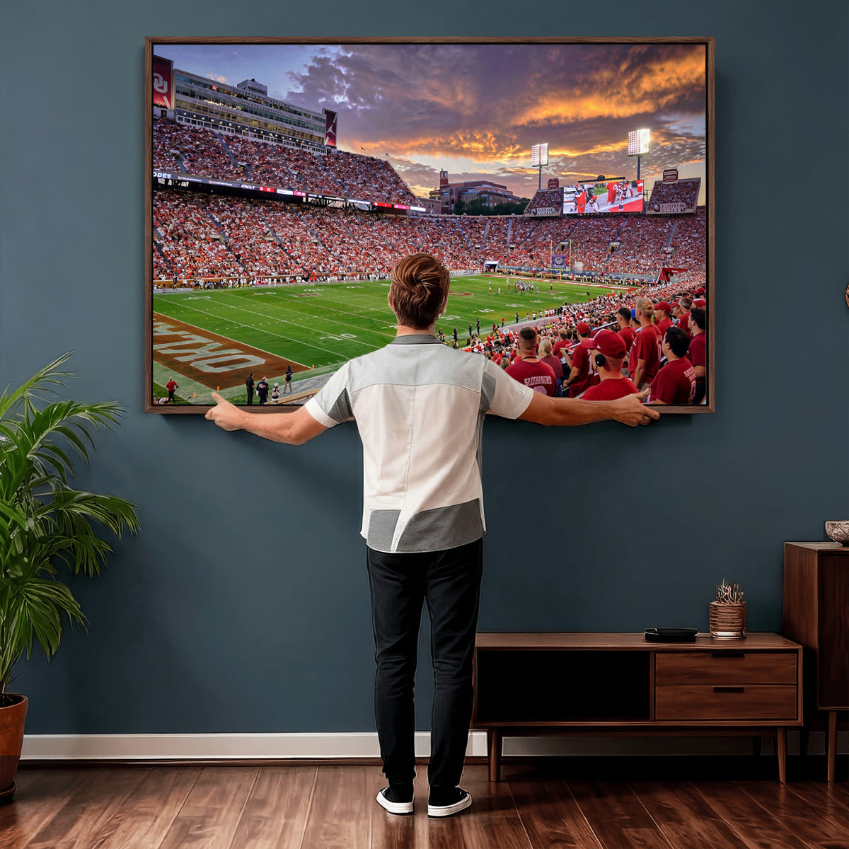 47794729-MGV-CV-36X24 - Stadium Wall Art Canvas Print