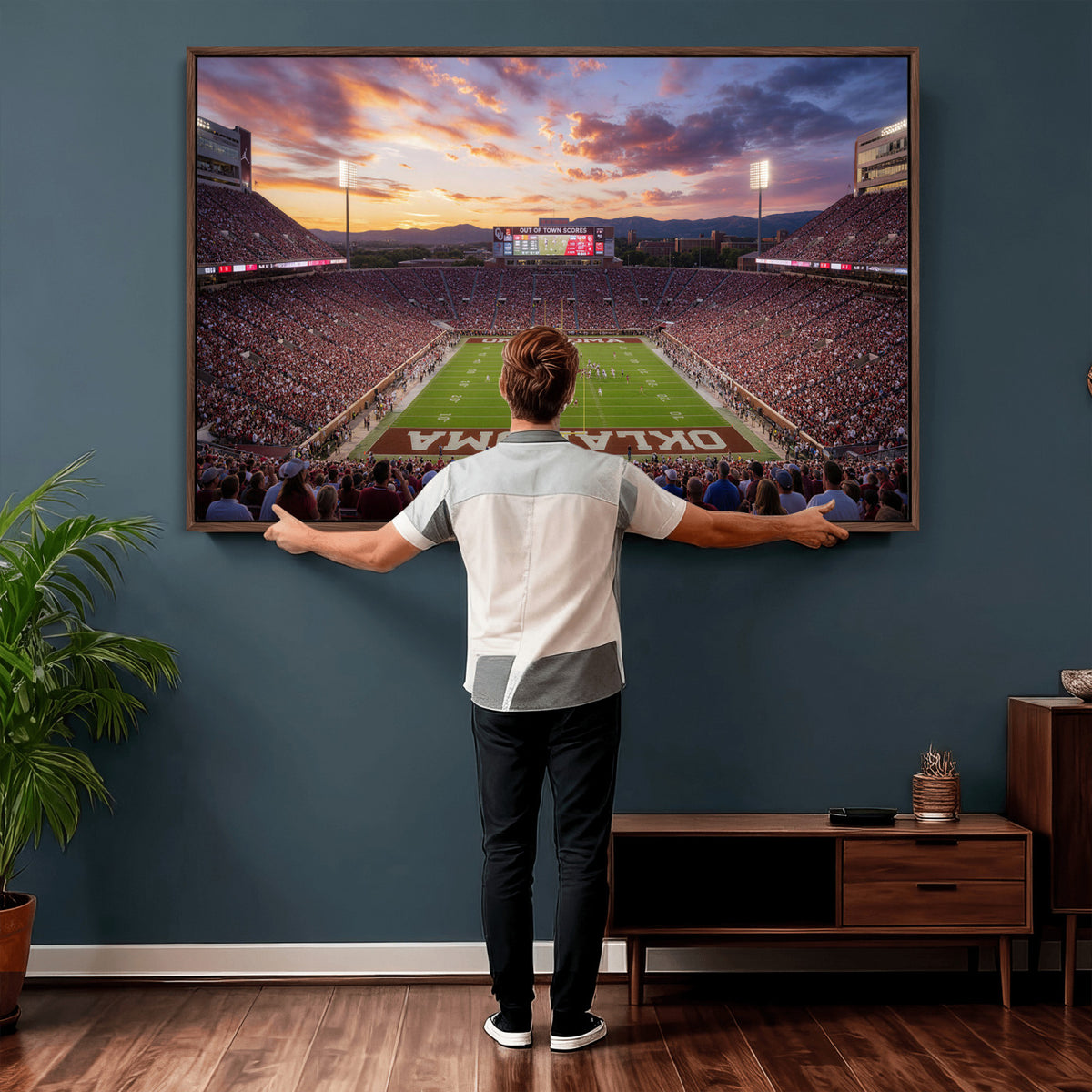 18509931-MGV-CV-36X24 - Stadium Wall Art Canvas Print