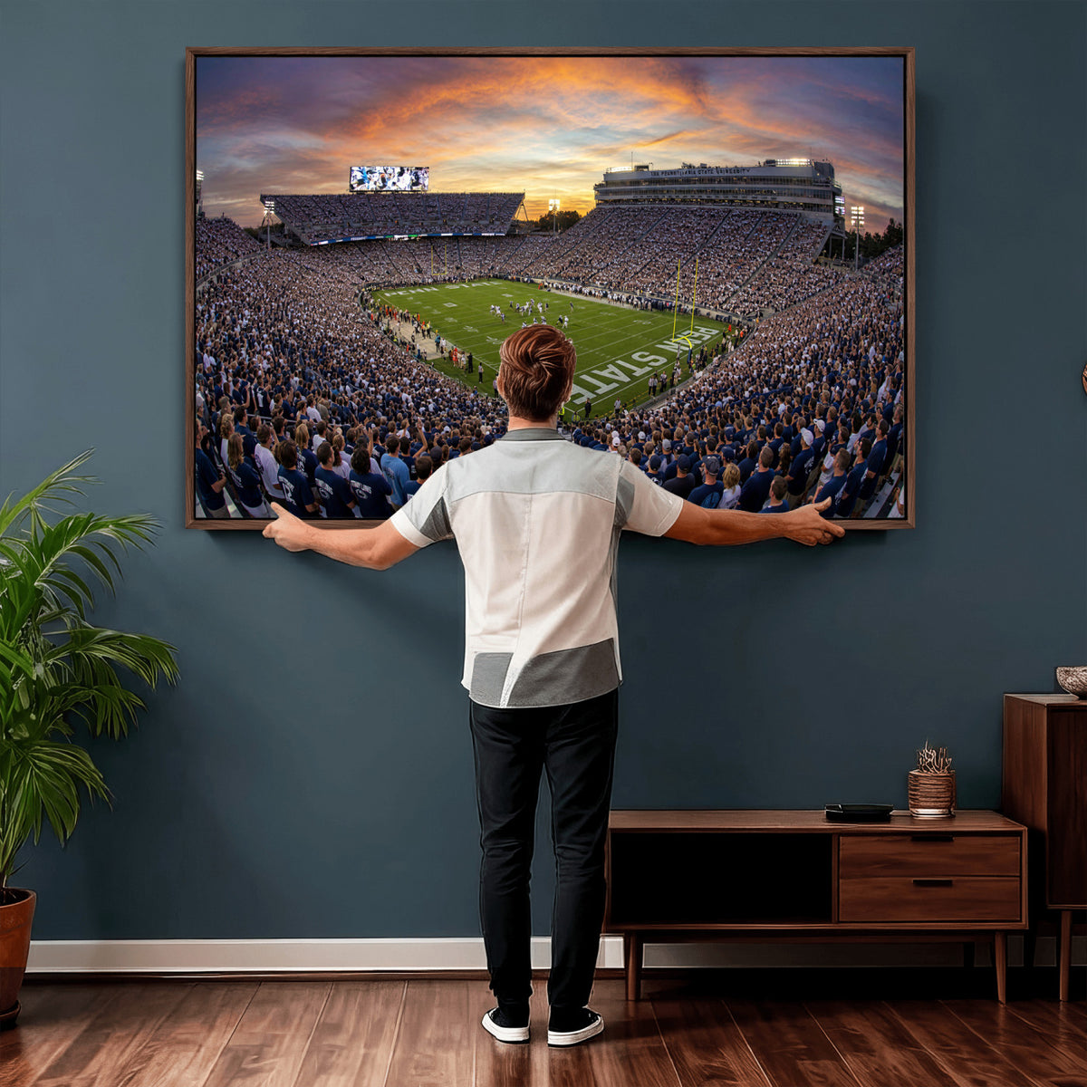 29008668-MGV-CV-36X24 - Stadium Wall Art Canvas Print