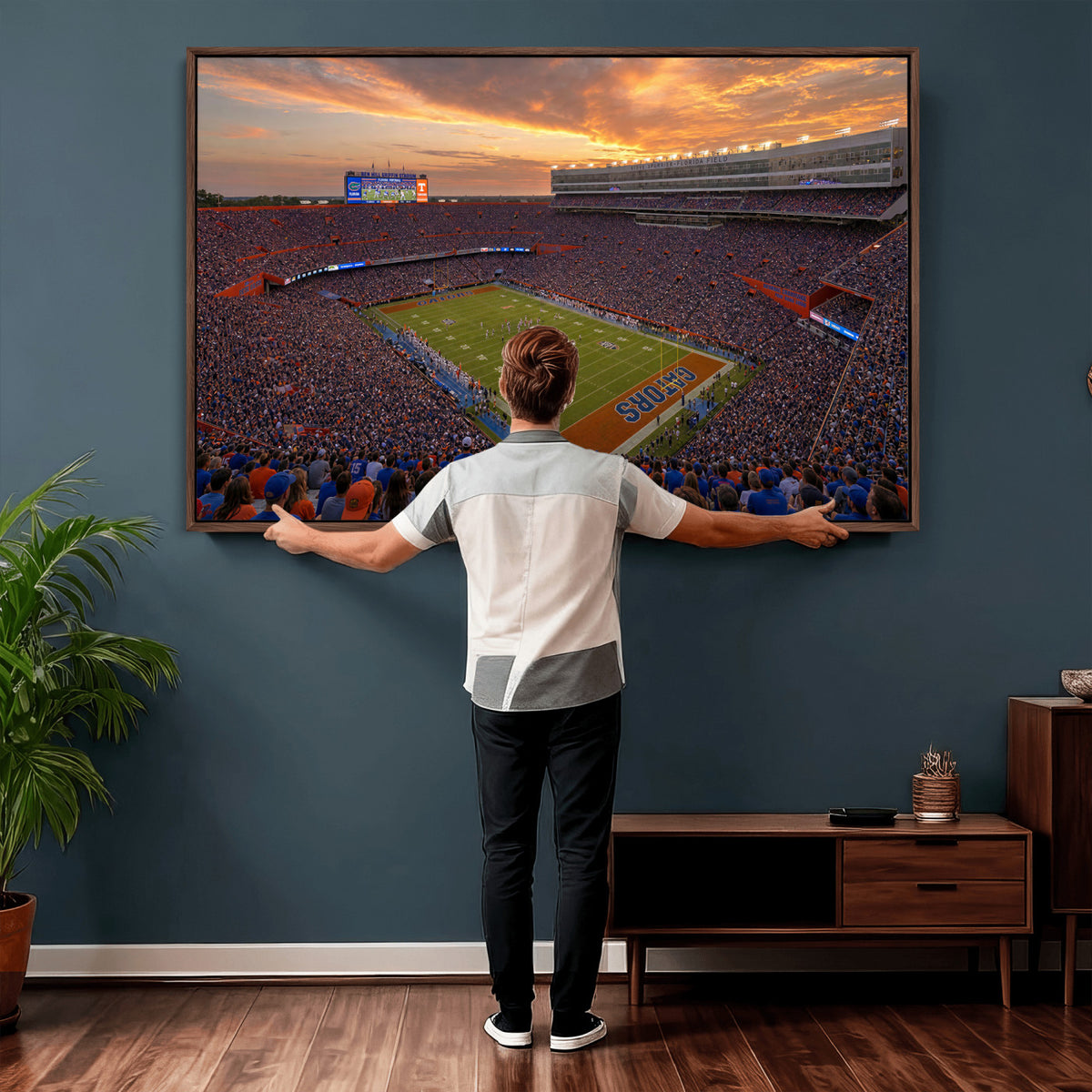 48009171-MGV-CV-36X24 - Stadium Wall Art Canvas Print