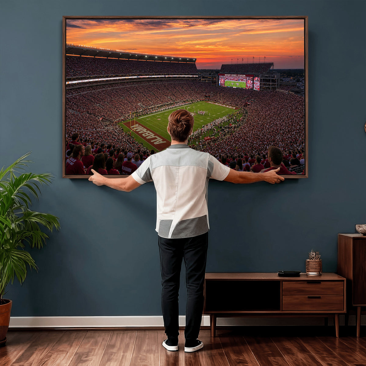 91782096-MGV-CV-36X24 - Stadium Wall Art Canvas Print