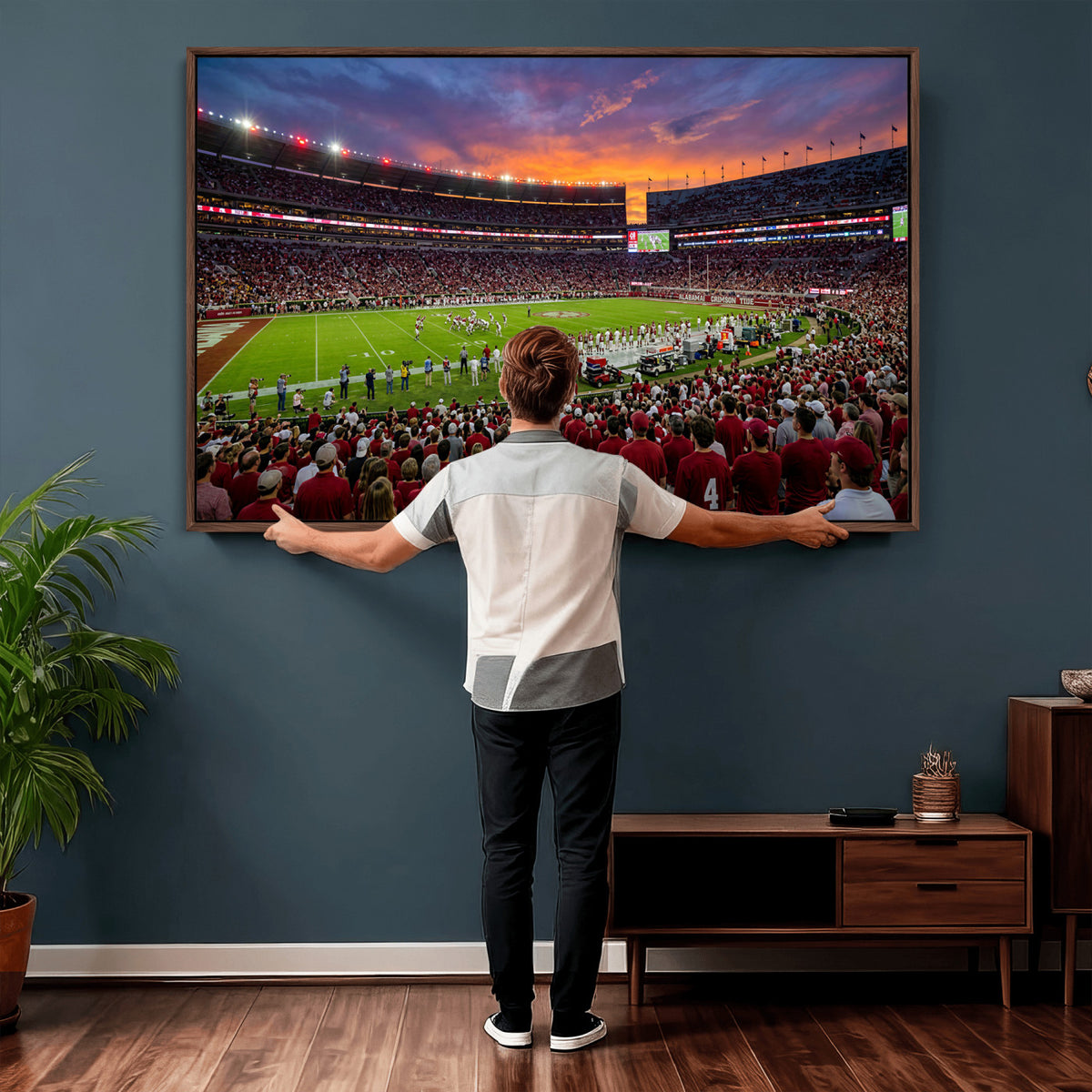 47822048-MGV-CV-36X24 - Stadium Wall Art Canvas Print