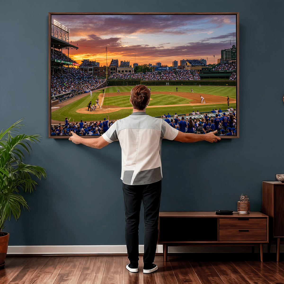 71103551-MGV-CV-36X24 - Stadium Wall Art Canvas Print