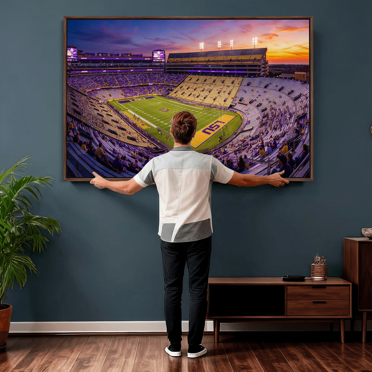 21378512-MGV-CV-36X24 - Stadium Wall Art Canvas Print