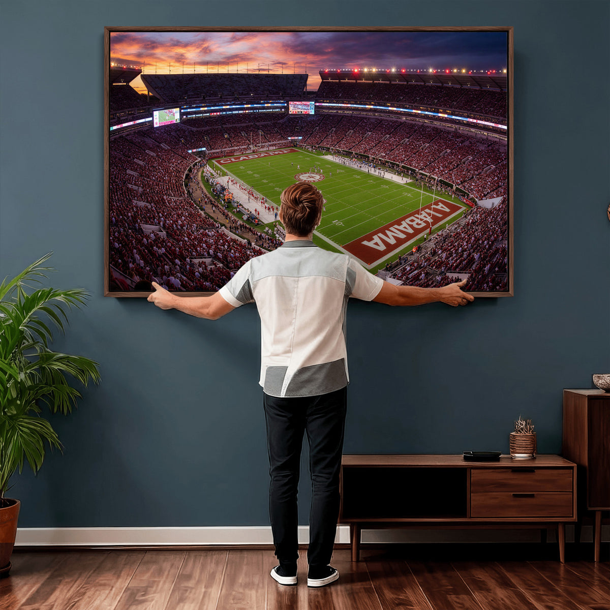 59537492-MGV-CV-36X24 - Stadium Wall Art Canvas Print