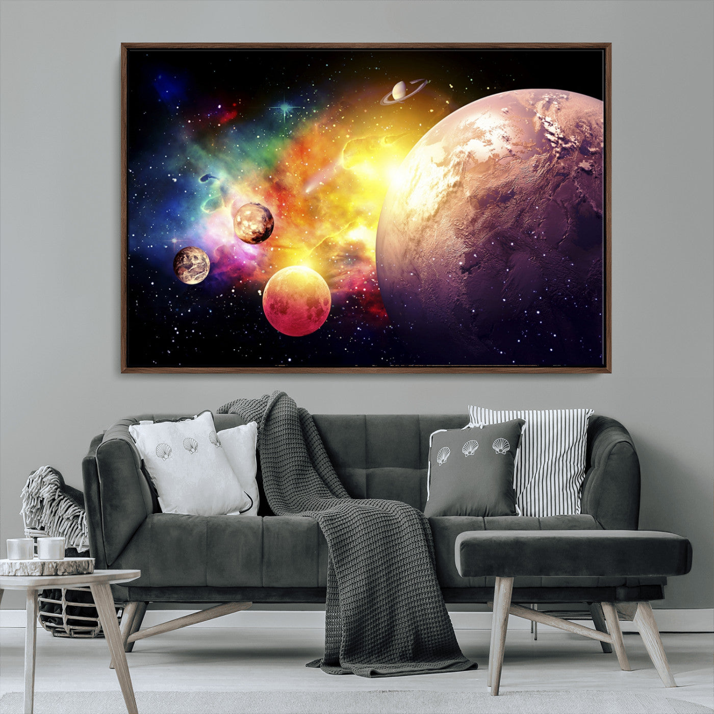 51843-MGV-CV-36X24-Space and Galaxy Canvas Print