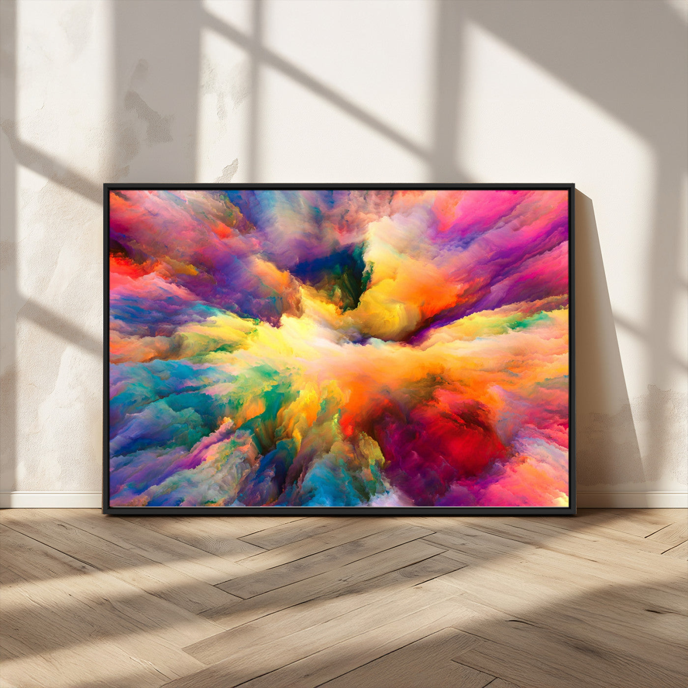 61038-MGV-CV-36X24-Blazing Vibrant Colors Cloud Wall Art Canvas Print