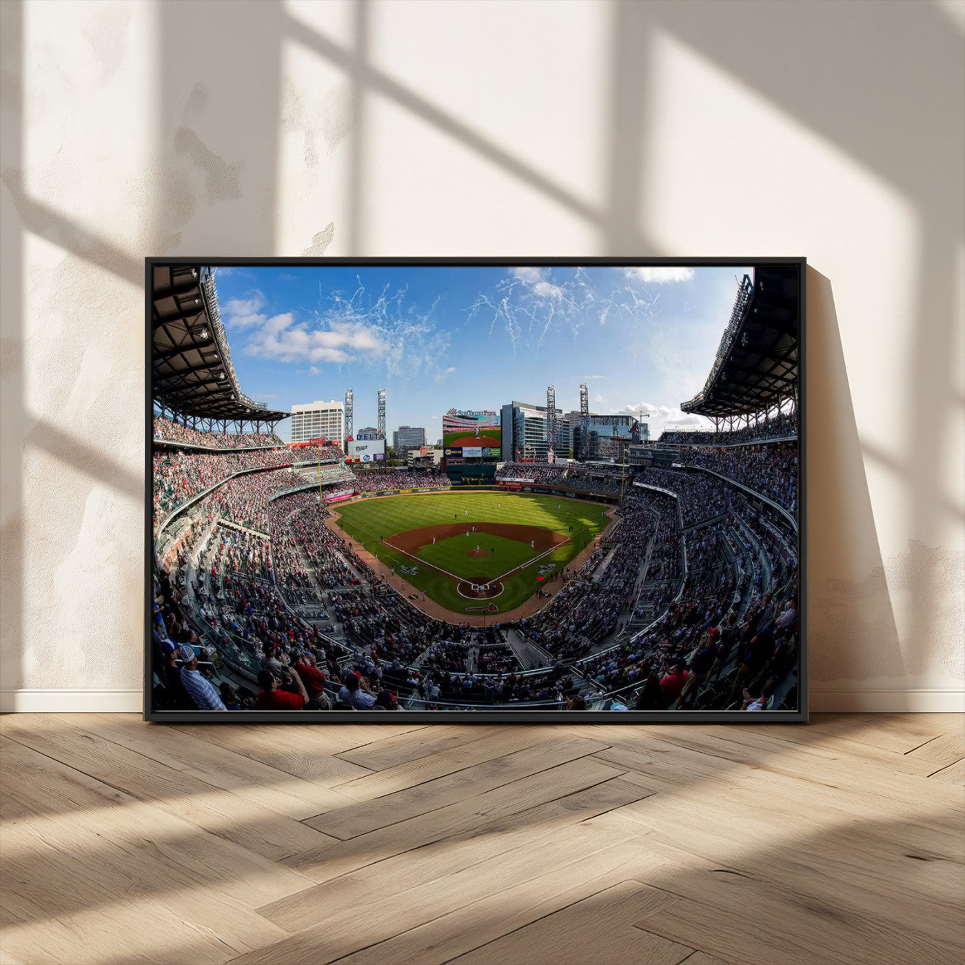 78608-MGV-CV-36X24-Truist Park Stadium Canvas Wall Art - Atlanta Braves Game Day Exclusive Decor