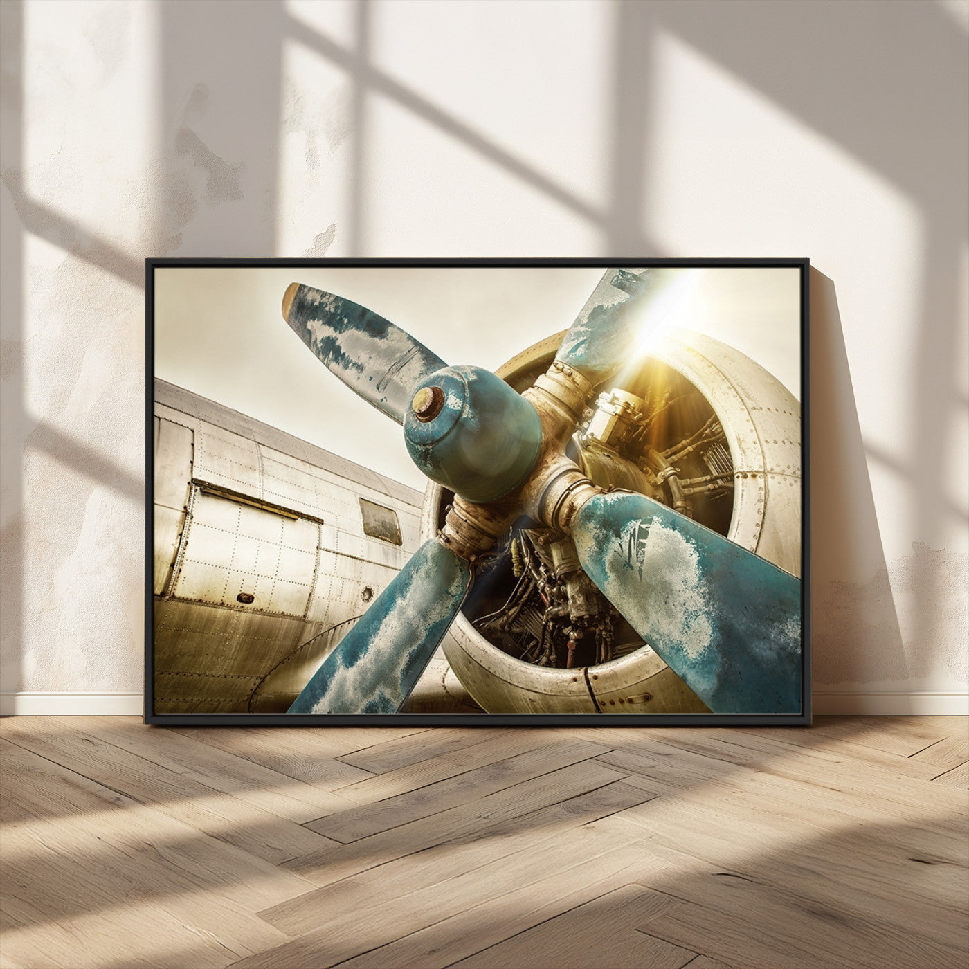 14106-MGV-CV-36X24-Vintage Airplane Canvas Print