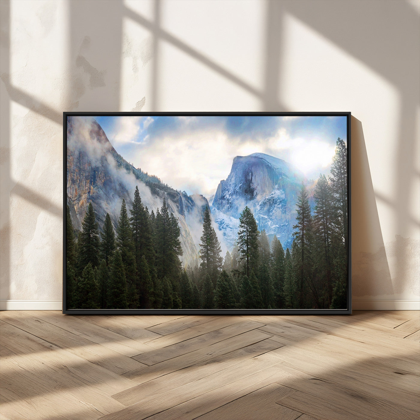 -Half Dome Yosemite Calinia Wall Art Canvas Print El Capitan